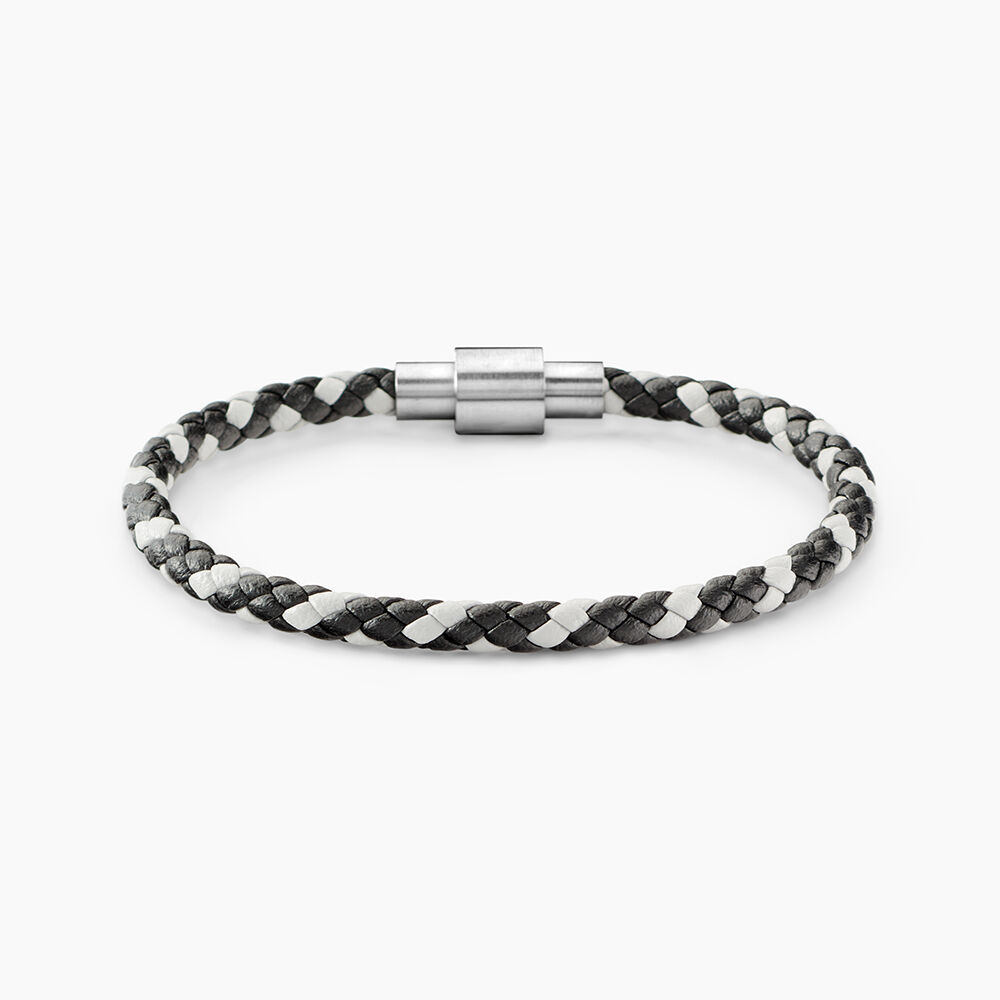 Bracelet Jourdan Cuir De Vache Bicolore - Bracelets cuir Homme | Marc Orian