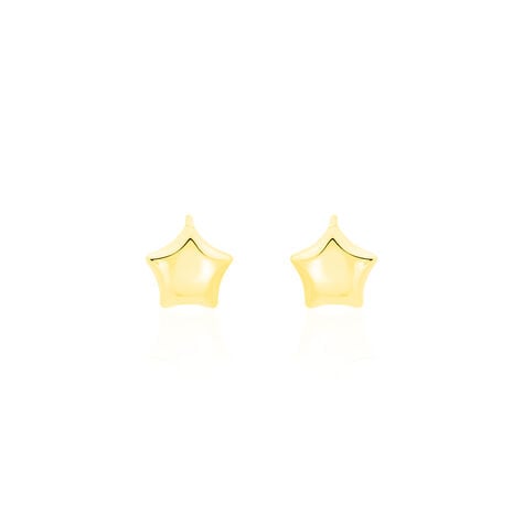 Boucles D'oreilles Puces Alphonsine Etoile Or Jaune - Puces Femme | Marc Orian