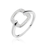 Bague Lalita Argent Blanc Oxyde De Zirconium - Bijoux fantaisie Femme | Marc Orian