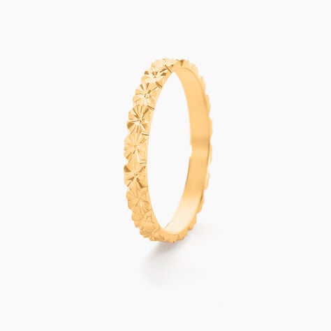 Alliance Fleur Or Jaune - Alliances duo Unisex | Marc Orian