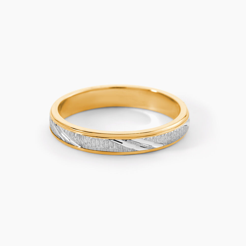 Alliance Ulysse Or Bicolore - Alliances duo Unisex | Marc Orian