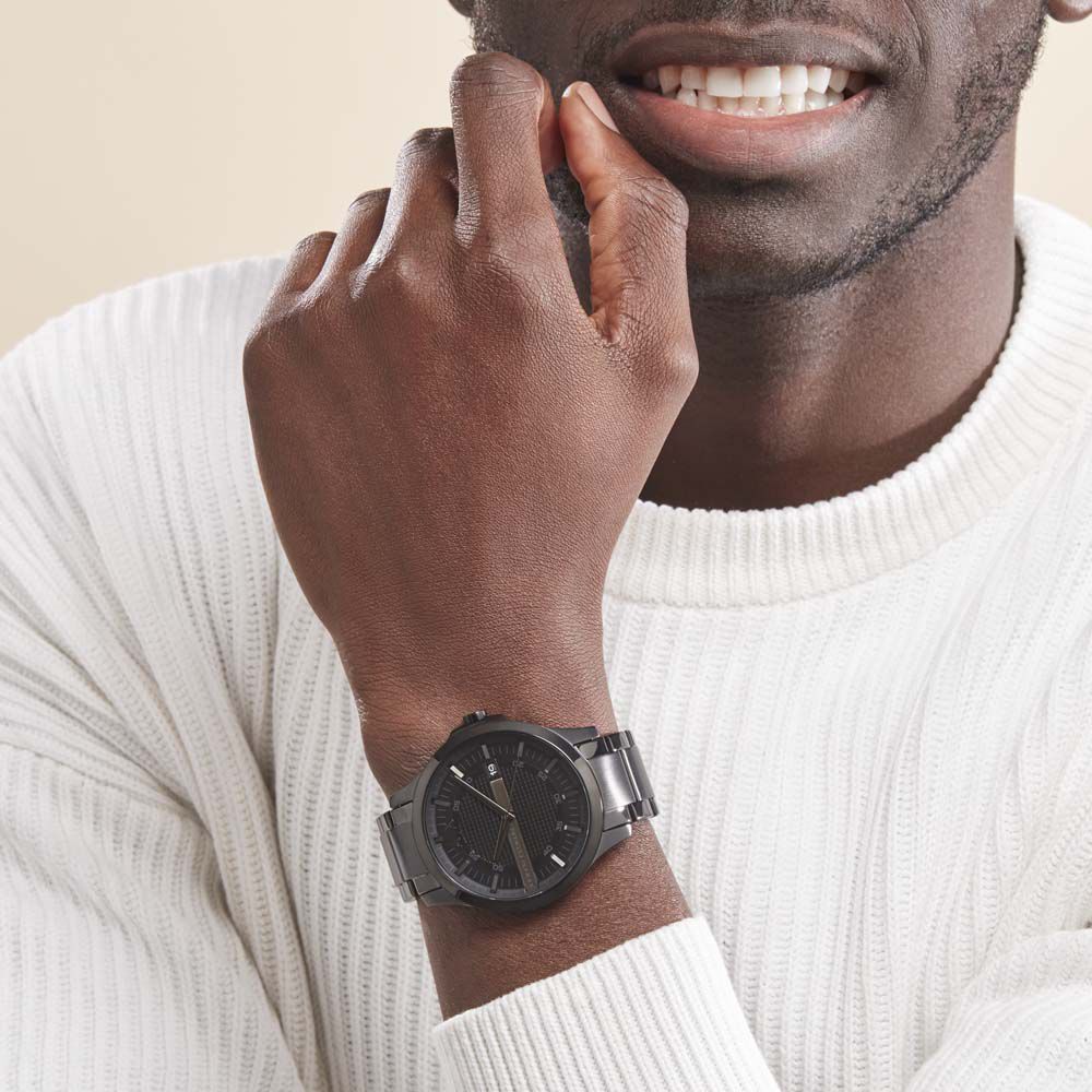 Montre Armani Exchange Noir Ax2104 - Montres étanches Homme | Marc Orian