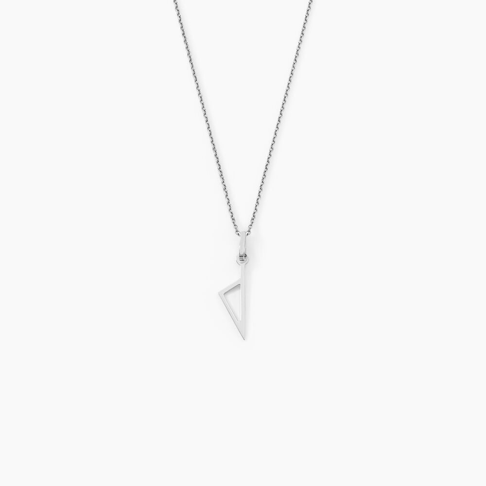 Pendentif Corsu Or Blanc - Pendentifs Famille | Marc Orian