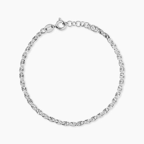 Bracelet Argent Blanc Sanve - Bracelets fantaisie Femme | Marc Orian