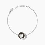 Bracelet Malee Argent Blanc C&eacute;ramique Et Oxyde De Zirconium - Bracelets fantaisie Femme | Marc Orian