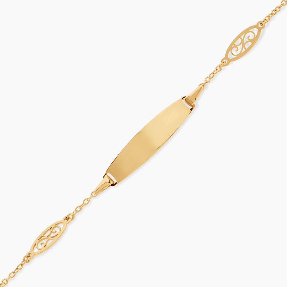 Bracelet Identit&eacute;e Eudoxie Argent Dor&eacute; A L'Or 750/1000 - Gourmettes Femme | Marc Orian