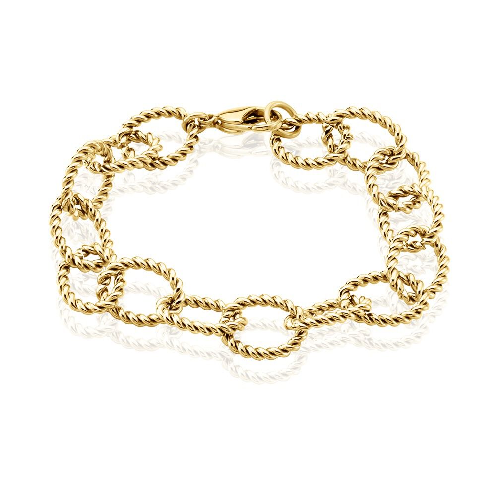 Bracelet Acier Dore Alparslan - Bracelets cha&icirc;nes Femme | Marc Orian