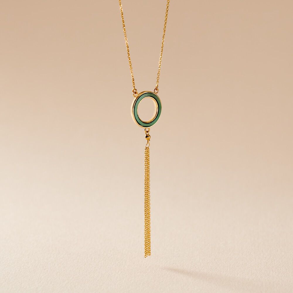 Collier L'incessante Or Jaune Malachite - Colliers avec pierres Femme | Marc Orian