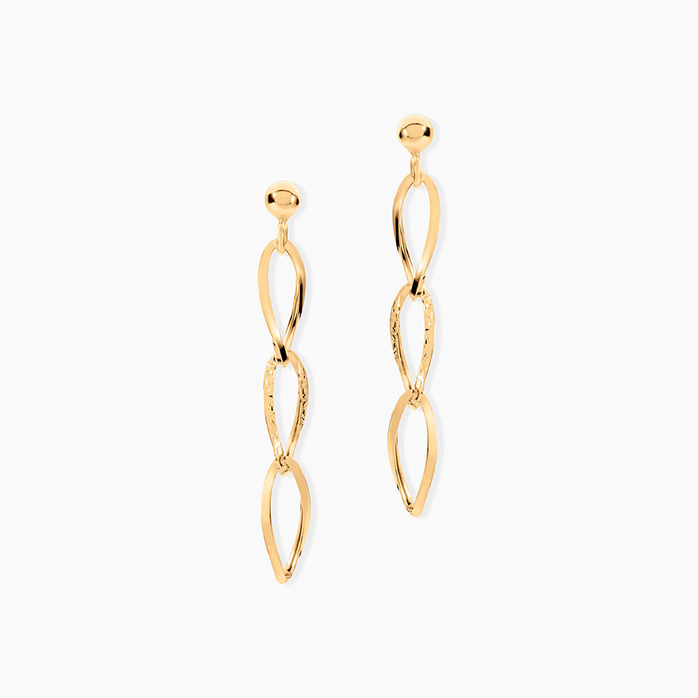 Boucles D'oreilles Pendantes Lianetta Or Jaune - Pendantes Femme | Marc Orian