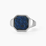 Chevali&egrave;re Jourdan Eduard Acier Argent&eacute; Lapis Lazuli - Bijoux fantaisie Homme | Marc Orian