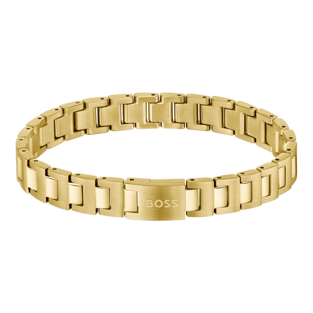 Bracelet Boss Candor Acier Jaune - Bracelets chaînes Homme | Marc Orian