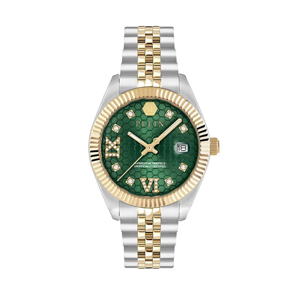 Montre Philipp Plein Date Superlative Vert - Montres étanches Femme | Marc Orian