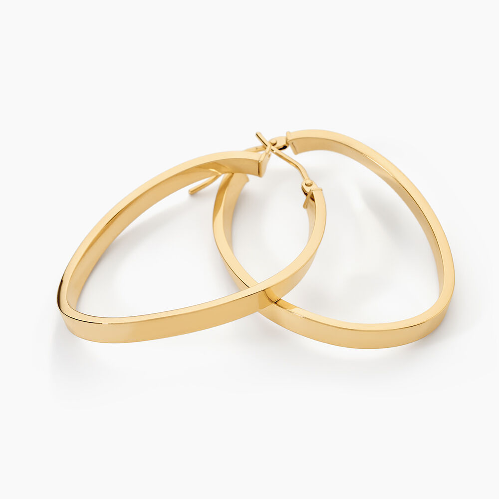 Cr&eacute;oles Silla Or Jaune - Cr&eacute;oles Femme | Marc Orian