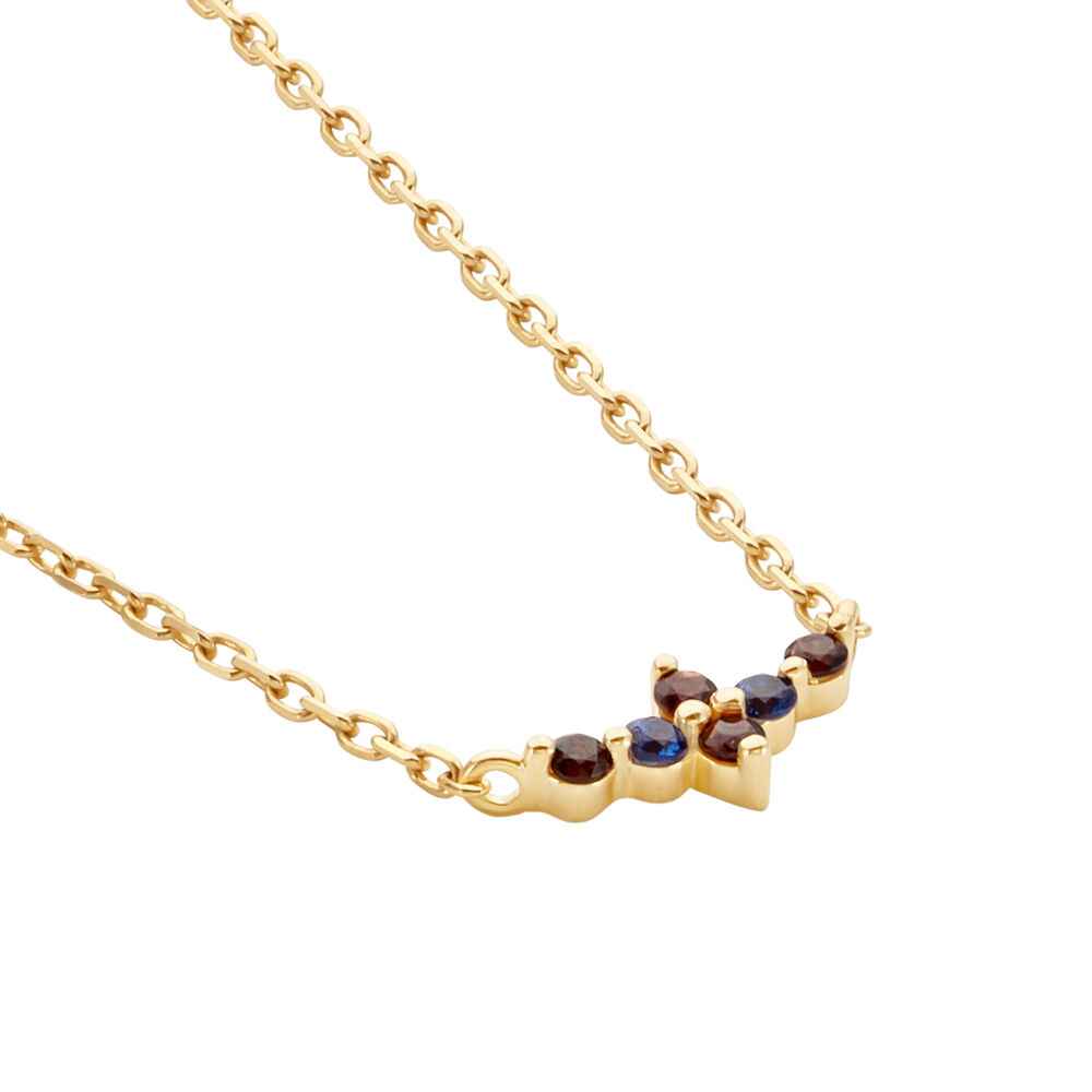 Collier Céphée Plaqué Or Doré Pierres De Synthèses - Colliers avec pierres Femme | Marc Orian