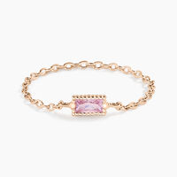 Bague Lipa Argent Rose Oxyde De Zirconium