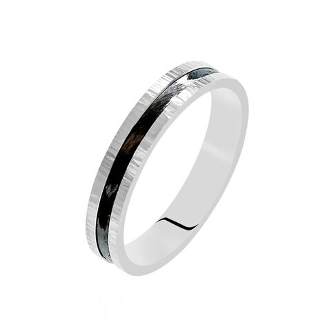 Alliance Navido Ruban Plat Palladium Bicolore - Alliances classiques Homme | Marc Orian