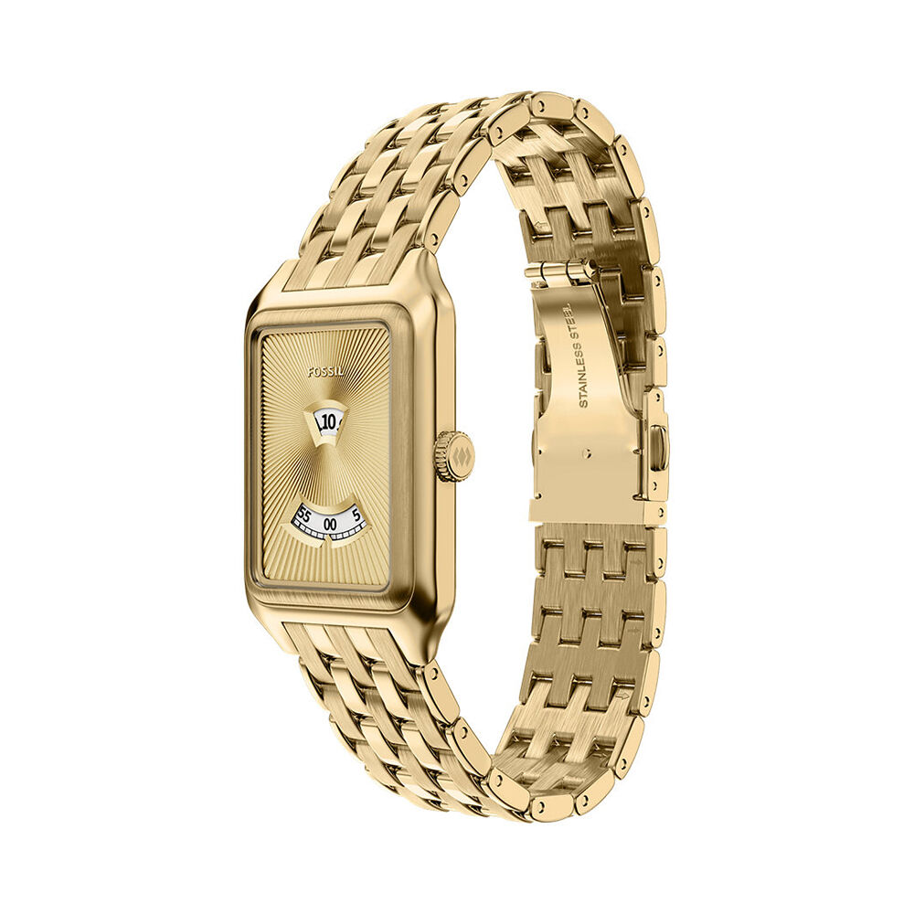 Montre Fossil Raquel Jumping Hour Dor&eacute; - Montres &eacute;tanches Femme | Marc Orian