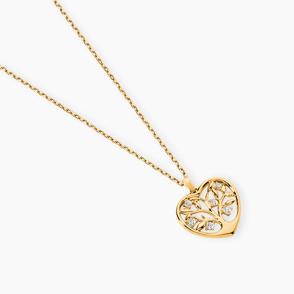 Collier Or Jaune Shantelle Oxyde De Zirconium - Colliers avec pierres Femme | Marc Orian