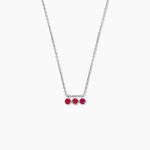 Collier Kasey Argent Blanc Oxyde De Zirconium - Colliers avec pierres Femme | Marc Orian