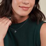 Collier Oran Or Blanc Diamant - Colliers avec pierres Femme | Marc Orian