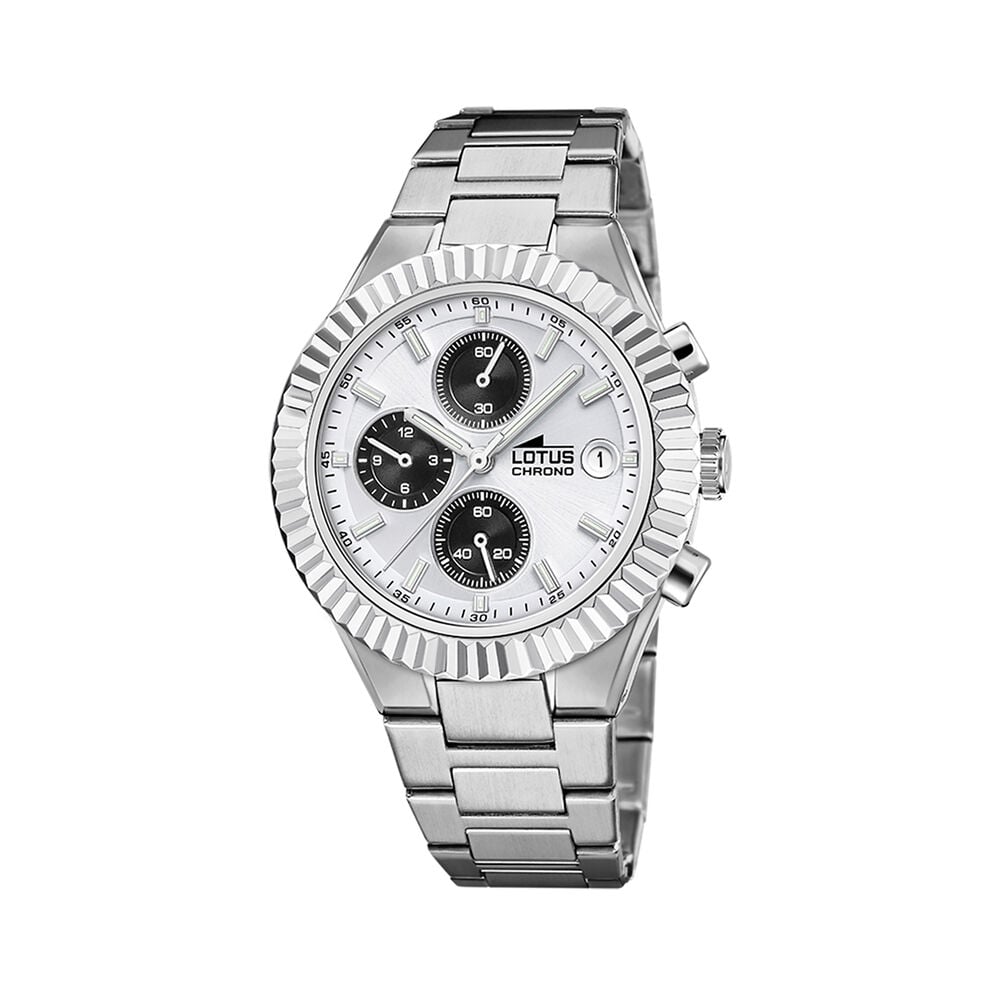 Montre Lotus Freedom Chrono Bicolore Blanc / Noir - Montres chronographes Homme | Marc Orian