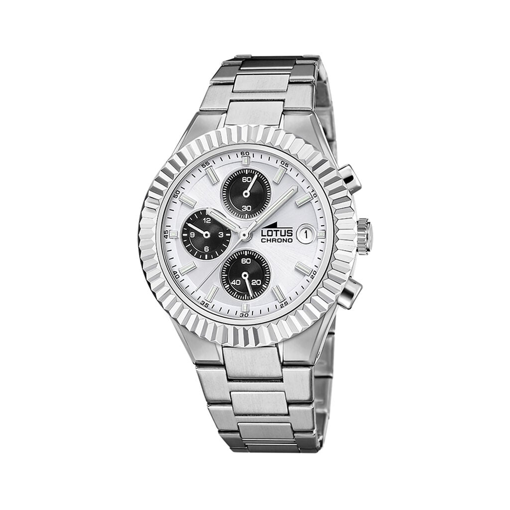 Montre Lotus Freedom Chrono Bicolore Blanc / Noir - Montres chronographes Homme | Marc Orian