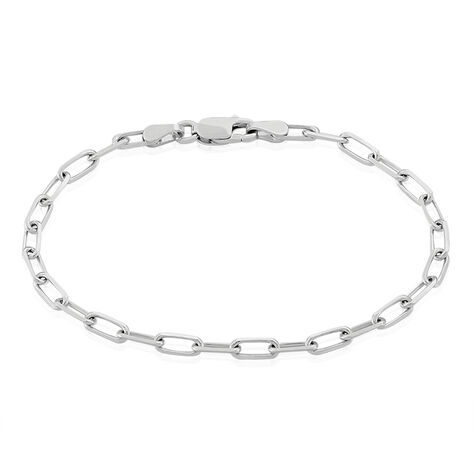 Bracelet Calix Maille Cheval Argent Blanc - Bracelets fantaisie Femme | Marc Orian