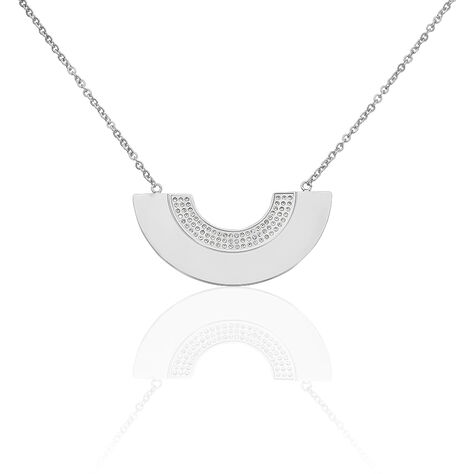 Collier Georgina Acier Blanc Strass - Colliers Femme | Marc Orian