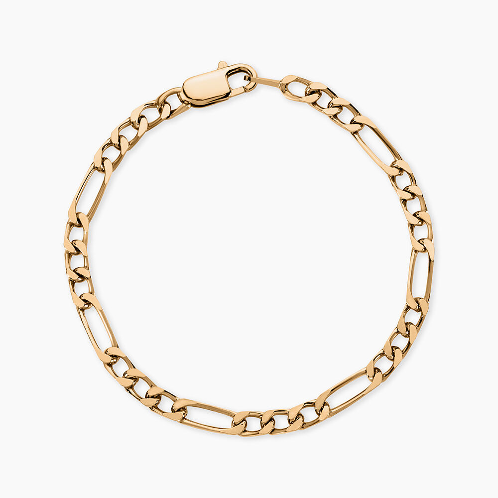 Bracelet Bixente Plaqu&eacute; Or Dor&eacute; - Bracelets mailles Homme | Marc Orian