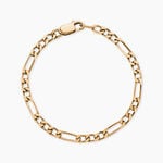 Bracelet Bixente Plaqu&eacute; Or Dor&eacute; - Bracelets mailles Homme | Marc Orian