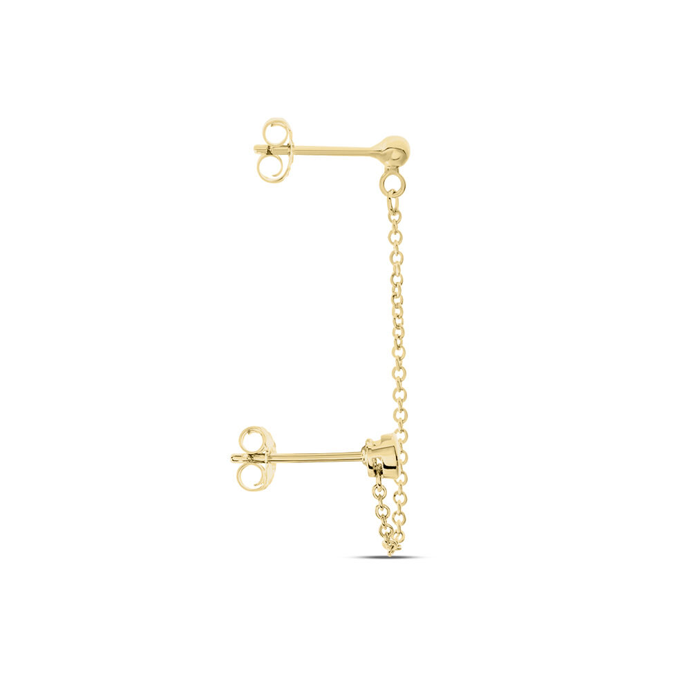 Bijoux D'oreille Unitaire Pendante Plaqu&eacute; Or Jaune Dofi Oxyde - Piercings d'oreilles Femme | Marc Orian