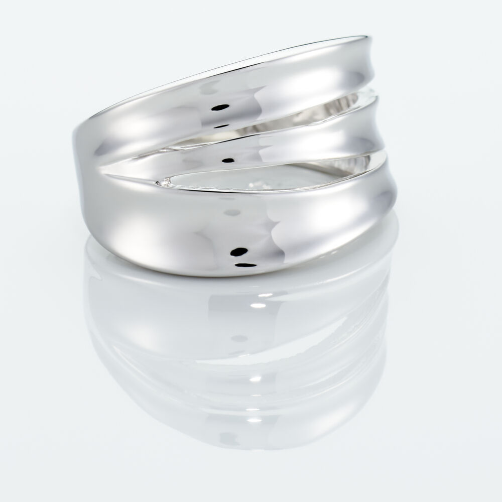Bague Edwyna Argent Blanc - Bijoux fantaisie Femme | Marc Orian