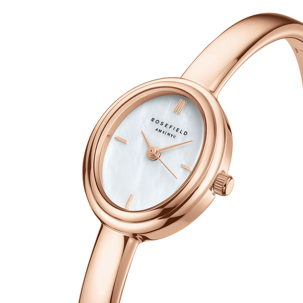 Montre Rosefield Studio Bangle Nacre Blanche - Montres &eacute;tanches Femme | Marc Orian