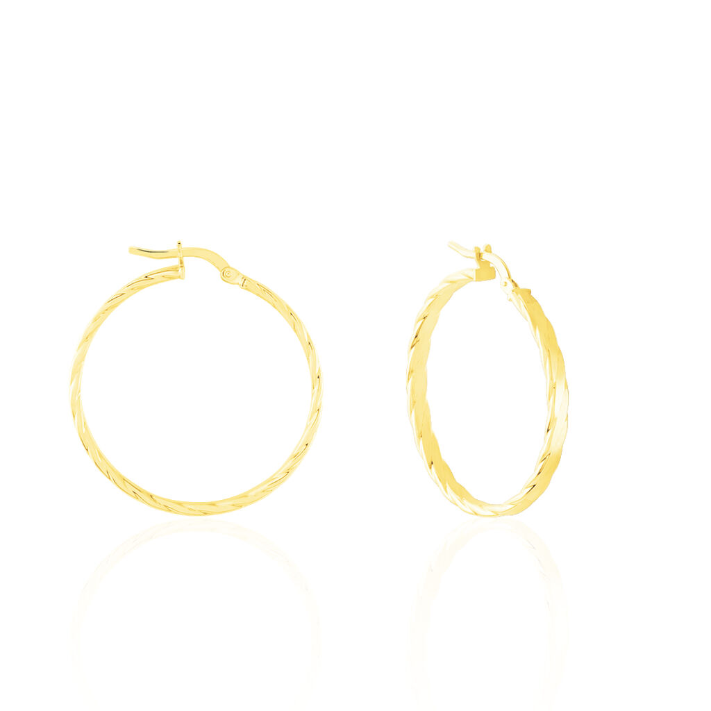 Créoles Deniz Or Jaune - Créoles Femme | Marc Orian