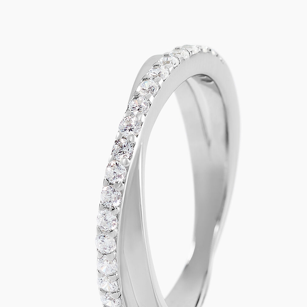 Bague Isolde Argent Blanc Oxyde De Zirconium - Bagues avec pierre Femme | Marc Orian
