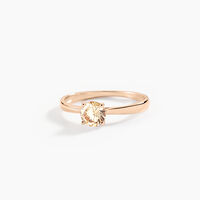 Bague Elyana Argent Rose Oxyde De Zirconium