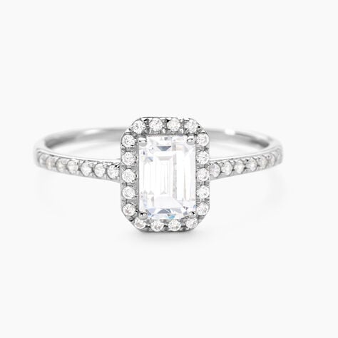 Solitaire Gwenyth Or Blanc Oxyde De Zirconium - Solitaires Femme | Marc Orian