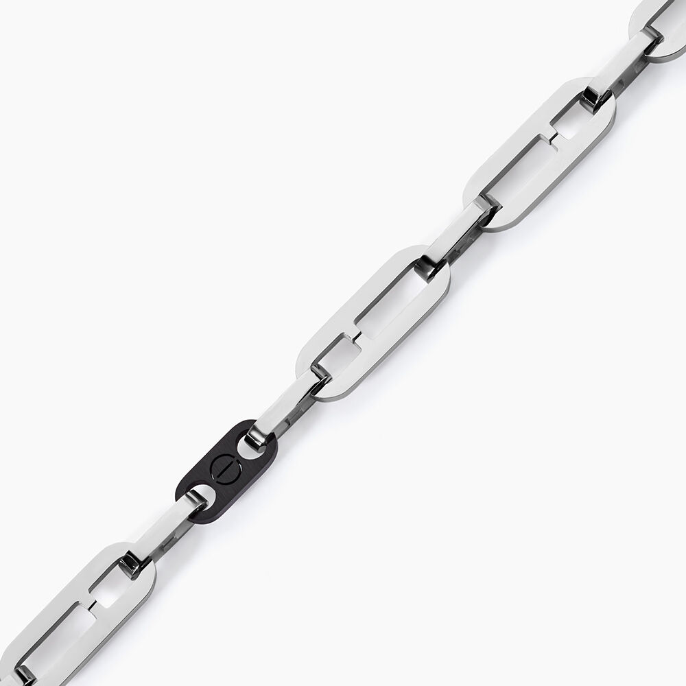 Bracelet Jourdan Vilo Acier Argenté - Bracelets chaînes Homme | Marc Orian