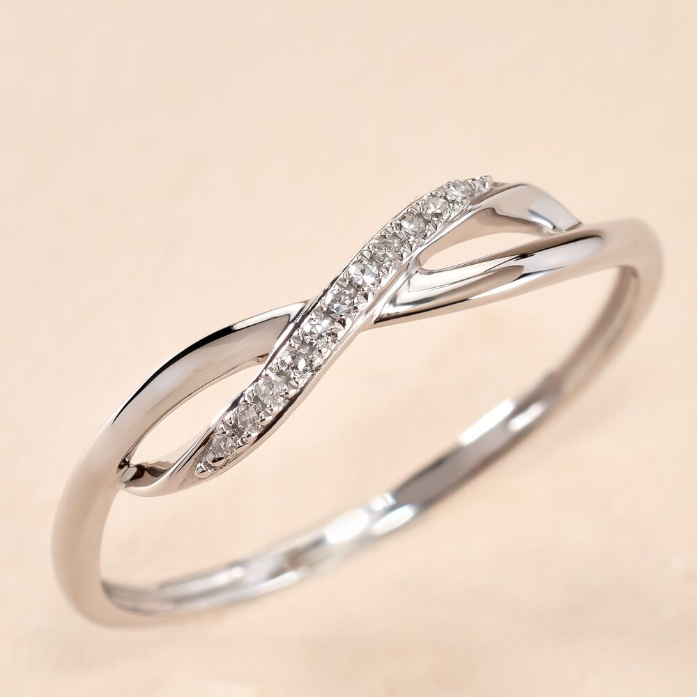 Bague Smina Or Blanc Diamant - Bagues pierres pr&eacute;cieuses Femme | Marc Orian