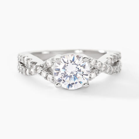 Bague Karin Argent Blanc Oxyde De Zirconium - Bijoux fantaisie Femme | Marc Orian