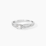 Bague Solitaire Katalina Or Blanc Diamant - Solitaires Femme | Marc Orian