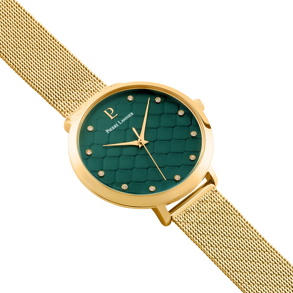 Montre Pierre Lannier Grace Vert - Montres &eacute;tanches Femme | Marc Orian