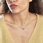 Collier Argent Blanc Monca - Colliers fantaisie Femme | Marc Orian