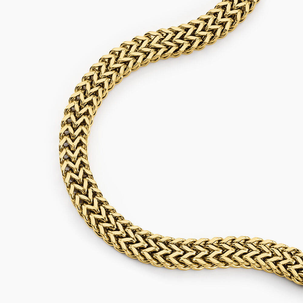 Bracelet Denia Acier Jaune - Bracelets chaînes Femme | Marc Orian