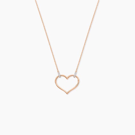 Collier Laila Or Rose Diamant - Colliers avec pierres Femme | Marc Orian