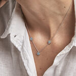 Collier Aurel Argent Blanc Turquoise Oxyde De Zirconium - Colliers avec pierres Femme | Marc Orian