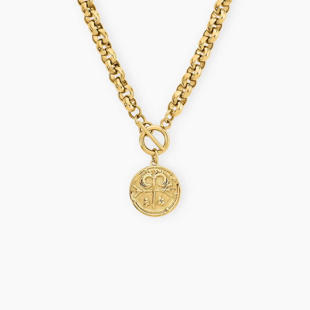 Collier Lexie Acier Jaune - Colliers fantaisie Femme | Marc Orian