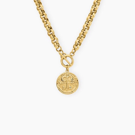 Collier Lexie Acier Jaune - Colliers fantaisie Femme | Marc Orian