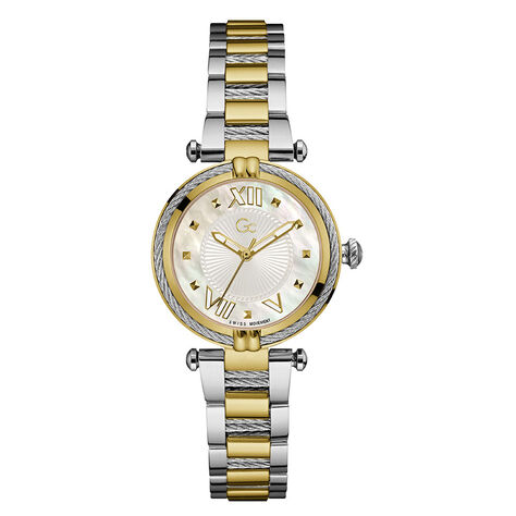 Montre Gc Cablechic Nacre Blanche - Montres classiques Femme | Marc Orian