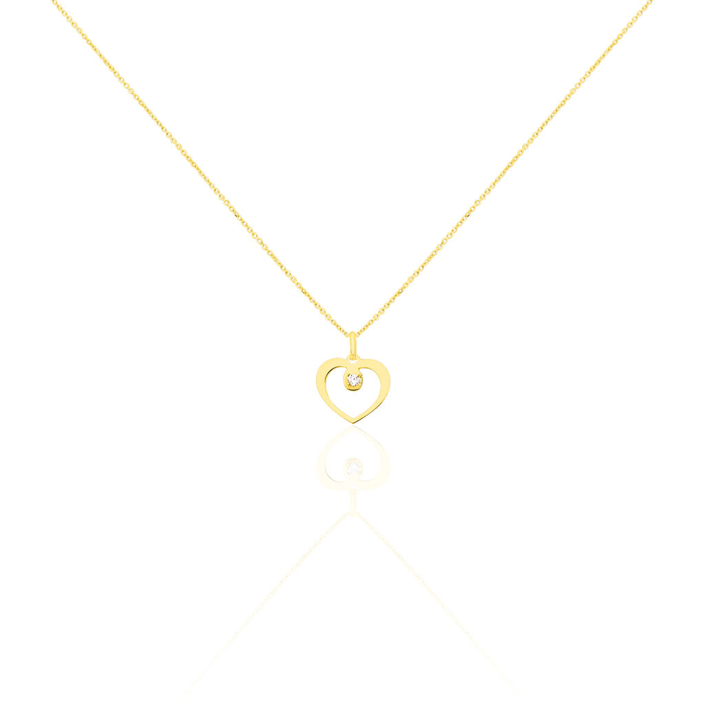Collier Rohanna Or Jaune Oxyde De Zirconium - Colliers avec pierres Femme | Marc Orian